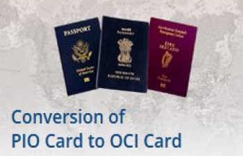 Deadline for Conversion of PIO cards into OCI cards